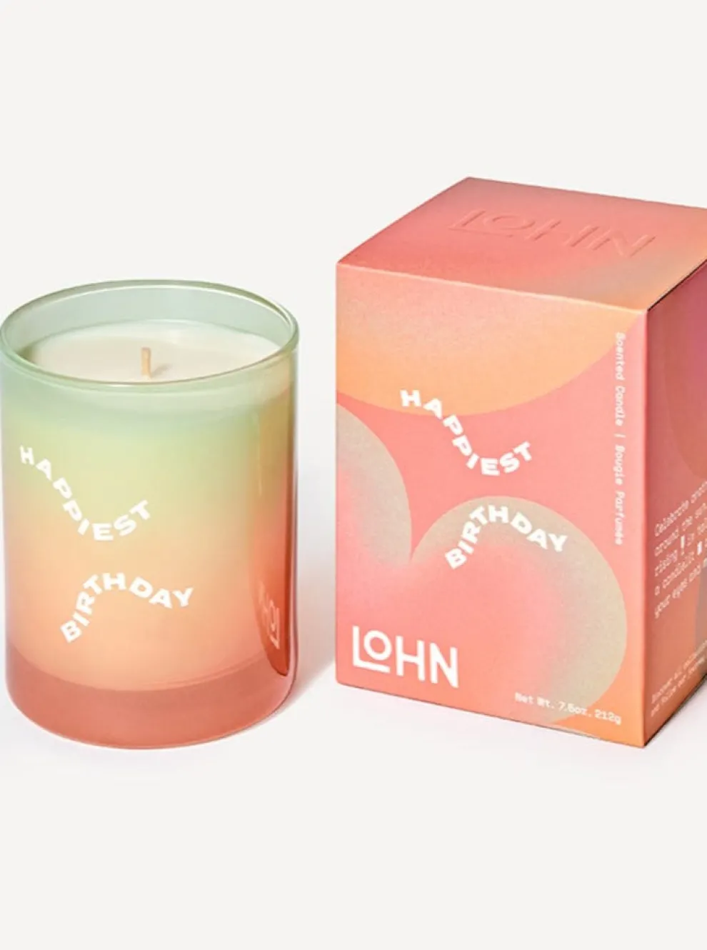 LOHN Happy Birthday Candle