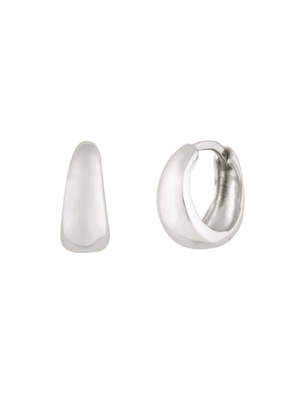 TWENTY COMPASS Mini Bold Hoops Earrings
