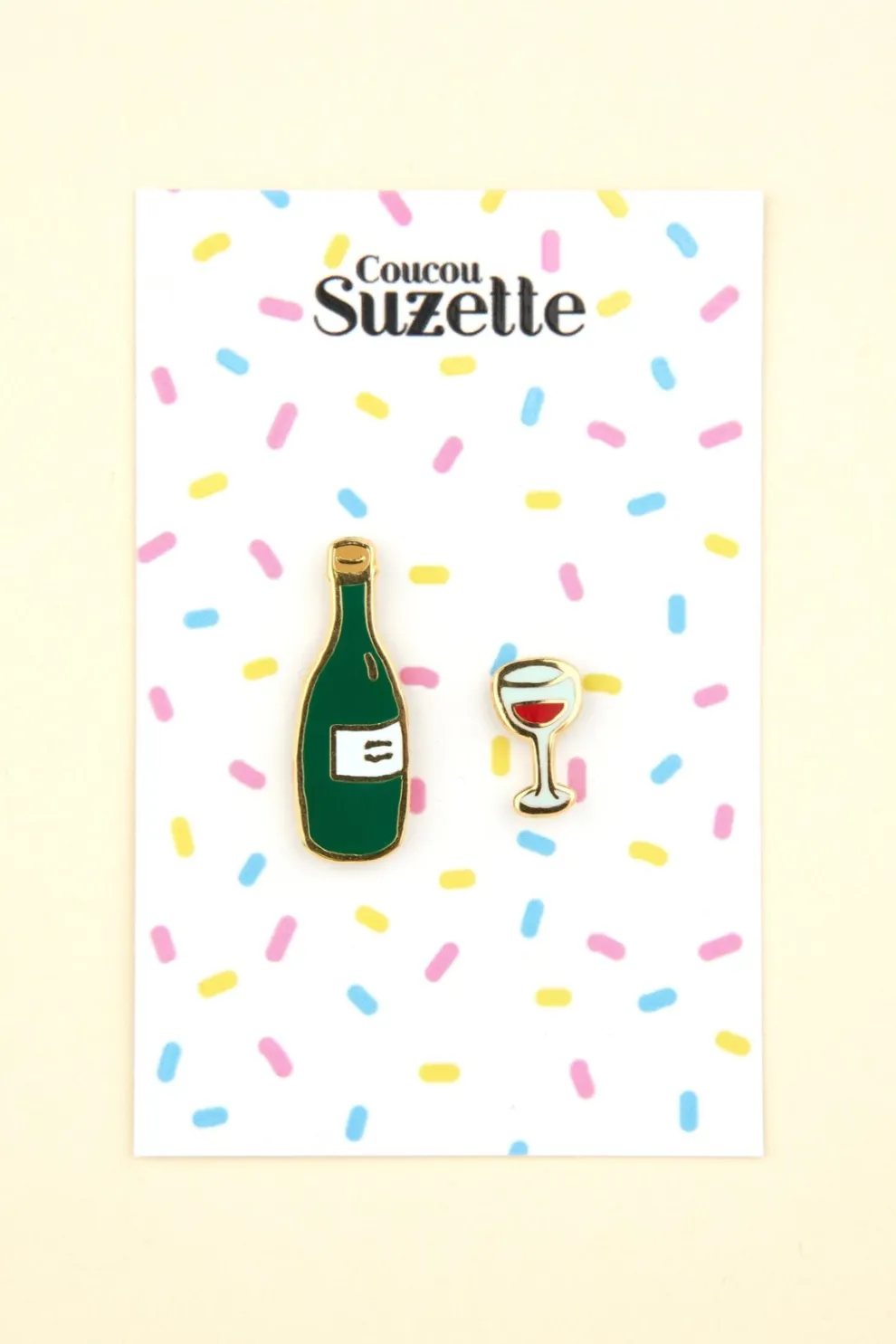 HELLO SUZETTE Duo Wine Pin
