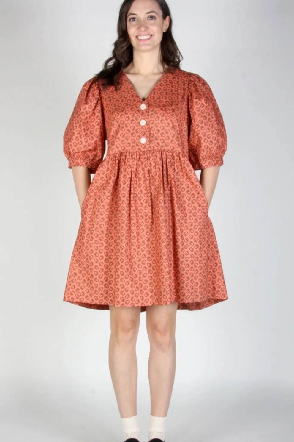 BIRDS OF NORTH AMERICA Fieldfare Dress - Berry Sheaf