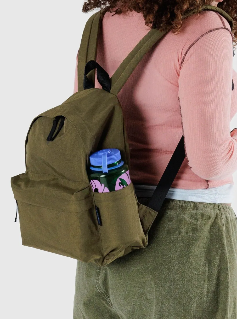 BAGGU Backpack Nylon Medium - Seaweed