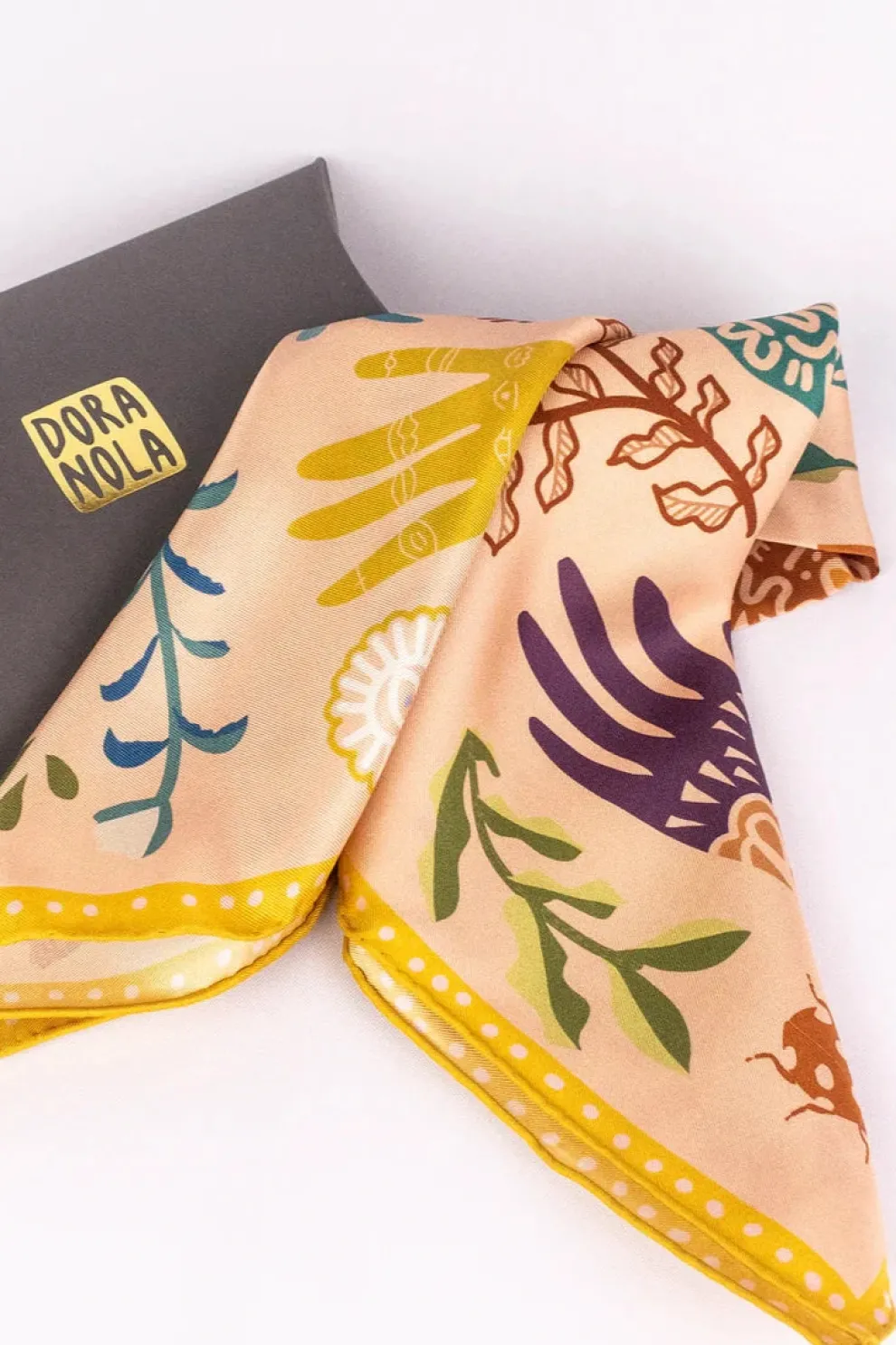 DORA NOLA Small Silk Scarf - The Keeper