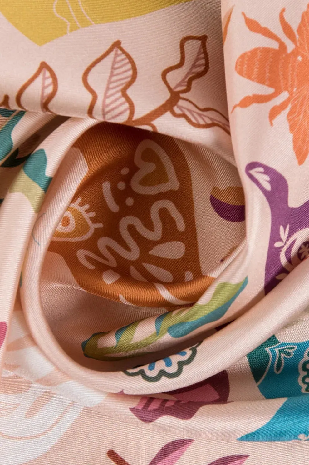 DORA NOLA Small Silk Scarf - The Keeper
