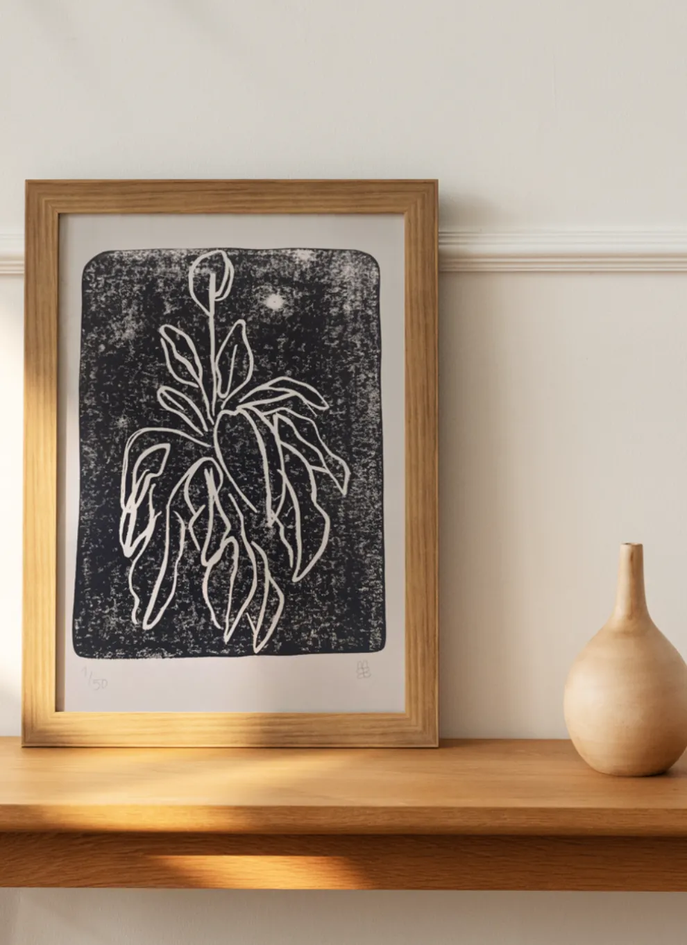 MEB Moon flower poster