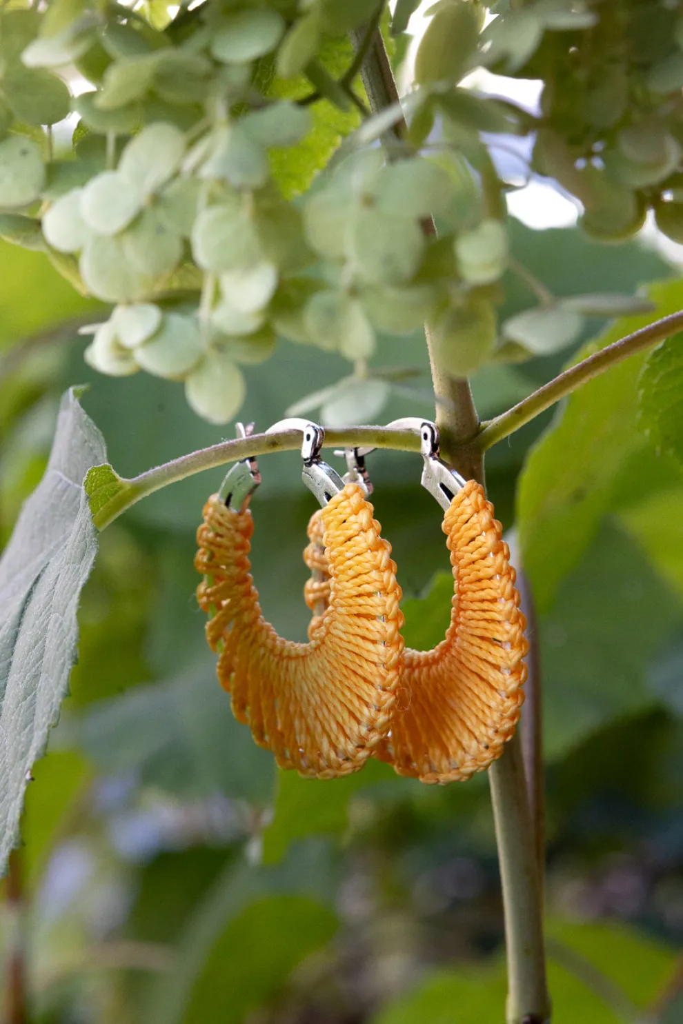 RAÏZ Zinnia Silver Earrings