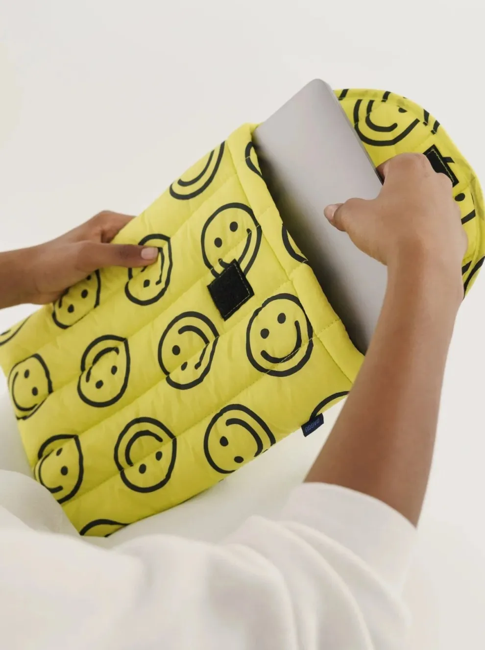 BAGGU 13"/14" Computer Case - Smile Yellow